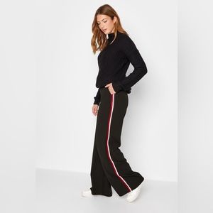 Zara Wide Leg Pant with Racing Stripe